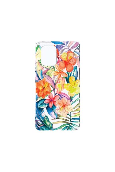 bestcase Διαφανής Θήκη Σιλικόνης 2MM, Συμβατή με Samsung Galaxy A71, Λουλούδι...