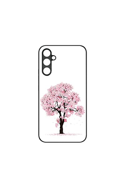 bestcase Λεπτή Γυάλινη Θήκη, Συμβατή με Samsung Galaxy A04s, Ανθισμένα Δέντρα...