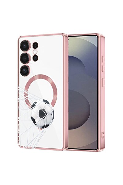 bestcase Πολυτελής Θήκη MagSafe, Συμβατή με Samsung Galaxy S24 Ultra, Ποδόσφα...