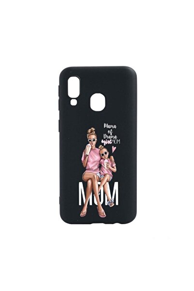 bestcase Θήκη σιλικόνης, Συμβατή με Samsung Galaxy A40, Κορίτσι + Μαμά, ανθεκ...