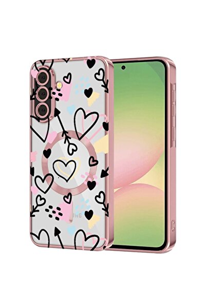 bestcase Πολυτελής Θήκη MagSafe, Συμβατή με Samsung Galaxy S25 Plus, Σύμβολα ...