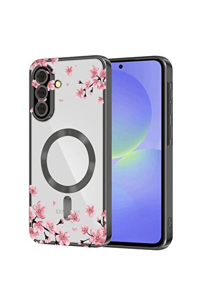 bestcase Πολυτελής Θήκη MagSafe, Συμβατή με Samsung Galaxy S25 Plus, Άνθη Κερ...