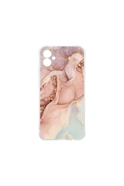 bestcase Husa Αντικραδασμική 1.5MM, Συμβατή με Samsung Galaxy A04, Ροζ Μάρμαρ...