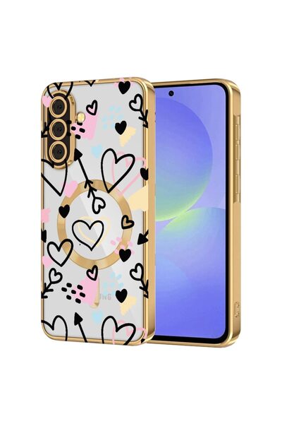 bestcase Πολυτελής Θήκη MagSafe, Συμβατή με Samsung Galaxy S25 Plus, Ρομαντικ...