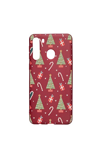 bestcase Husa Silicon Compatibila cu Samsung Galaxy A21, Christmas Pattern, r...