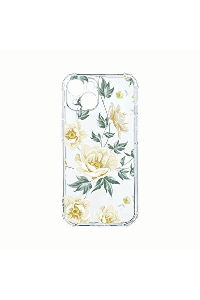 bestcase Αντικραδασμική Θήκη Σιλικόνης, Συμβατή με Apple iPhone 14, Λουλούδια...