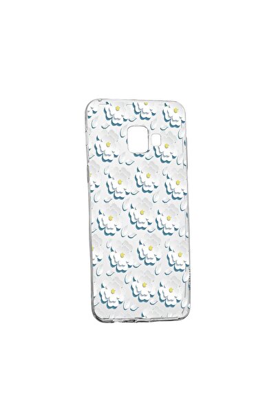 bestcase Husa Daisy - White Flower, pentru Samsung Galaxy J4 Plus 2018, rezis...