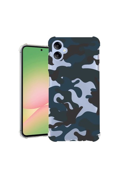 bestcase Съвместим калъф за Samsung Galaxy A06 4G, Удароустойчив 1.5ММ, Камуф...