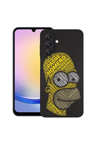 bestcase Θήκη για Samsung Galaxy A36, Καλλιγραφία Homer Simpson, Λεπτή σιλικό...