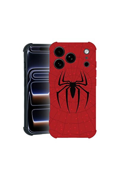 bestcase Husa TPU Pro Shock Compatibila cu Apple iPhone 17 Pro, cu Design Spi...