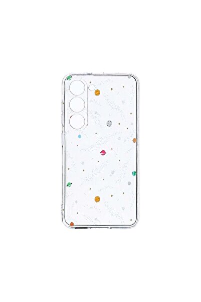 bestcase Διαφανής Θήκη Σιλικόνης 2MM, Συμβατή με Samsung Galaxy S23, Σύμβολα ...