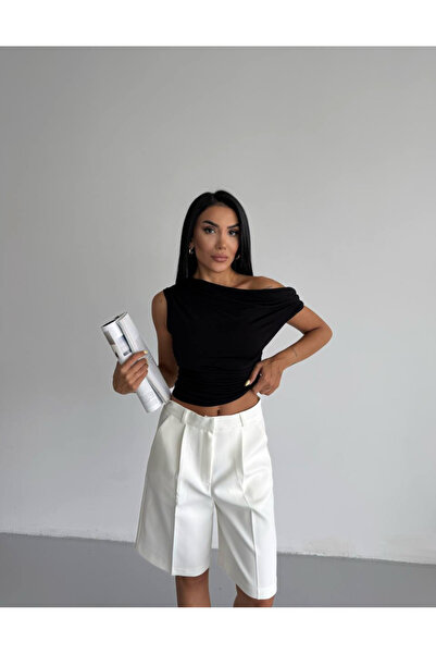Generic Brand Shoulder Detail Sandy Blouse