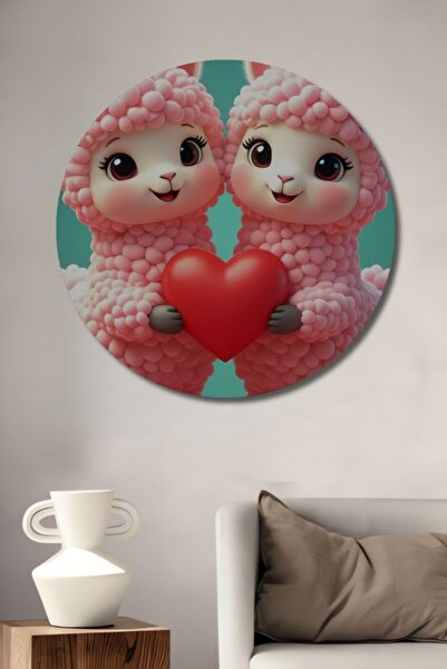 Teona Ahşap Στρογγυλό, χαριτωμένο ξύλινο διακοσμητικό τραπέζι με δύο λάμα που...