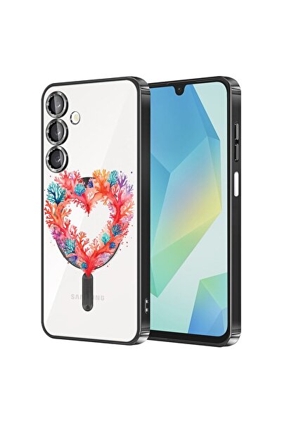 bestcase Πολυτελής Θήκη MagSafe, Συμβατή με Samsung Galaxy A16, Κοραλλί Καρδι...