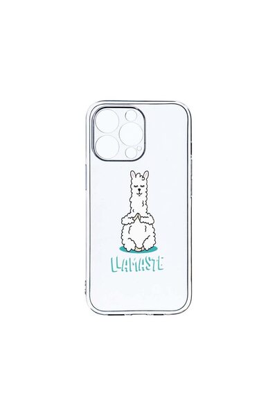 bestcase Διαφανής Θήκη Σιλικόνης 2MM, Συμβατή με Apple iPhone 13 Pro, Llamast...