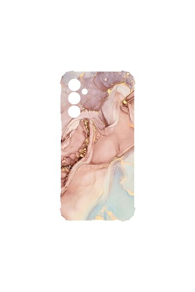 bestcase Husa Αντικραδασμική 1.5MM, Συμβατή με Samsung Galaxy S24, Ροζ Μάρμαρ...