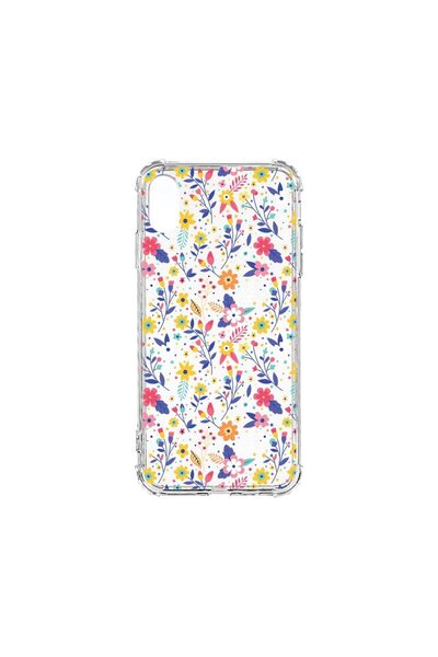 bestcase Husa Anti Shock 1.5MM, Compatibila Cu Apple iPhone XS Max, Flower Pa...