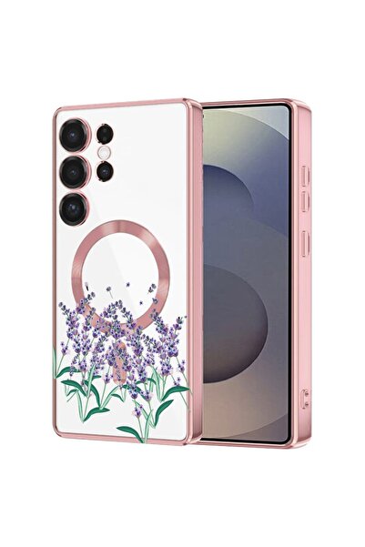 bestcase Πολυτελής Θήκη MagSafe, Συμβατή με Samsung Galaxy S24 Ultra, Λεβάντα...