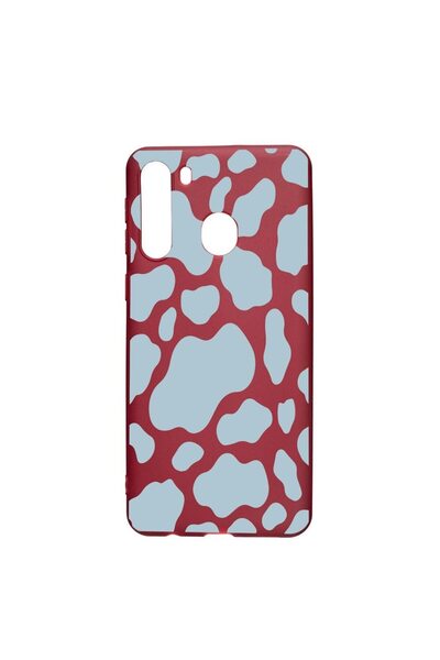 bestcase Husa Silicon Compatibila cu Samsung Galaxy A21, Blue Cow, rezistenta...