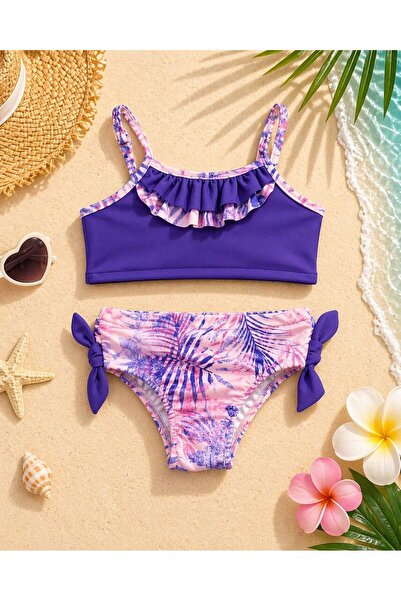 Bilge Trend Girl's Bikini Set Suitable for Sea and Pool Use