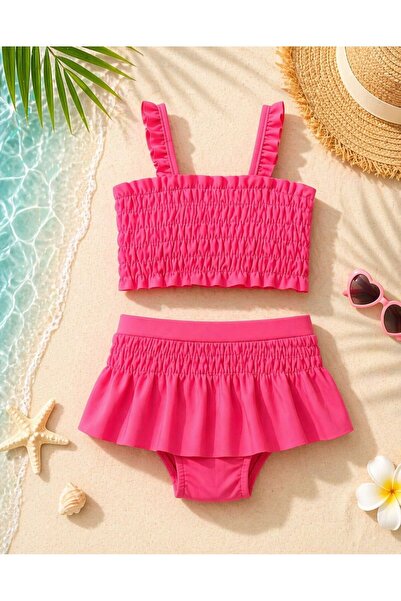 Bilge Trend Girl's Bikini Set Suitable for Sea and Pool Use