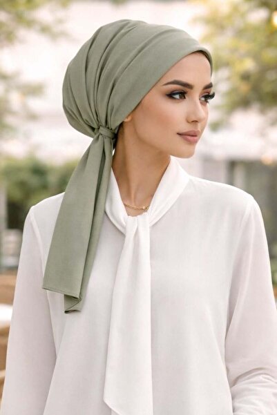 Aişe tesettür Μαλακό Μαντήλι Ελιάς