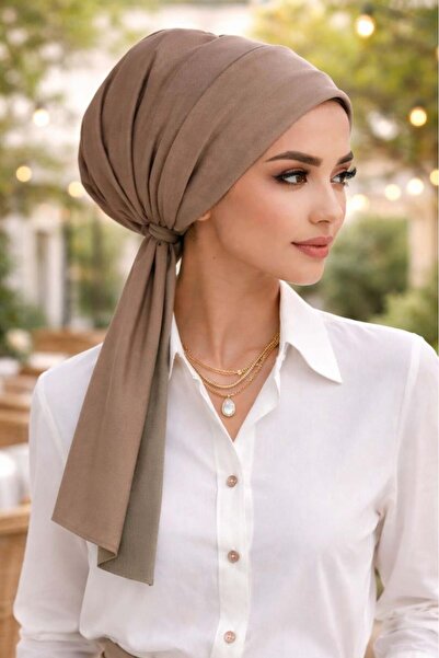 Aişe tesettür Κασκόλ Βιζόν Χακί