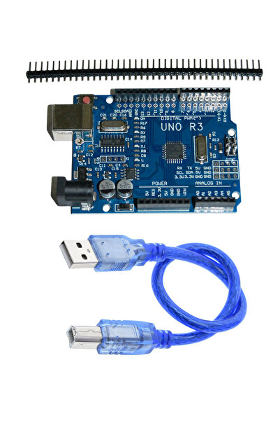 ATOLYE ELEKTRONİK Arduino Başlangıç Seti 46 Parça | Kutulu | Türkçe Proje Kitabı + Örnek Kod | STEM