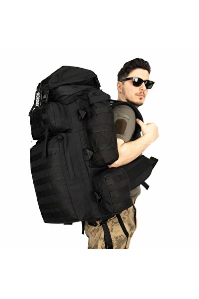 KORDAK Μαύρη στρατιωτική τσάντα 110 λίτρων - Τσάντα επιχειρήσεων ορειβασίας