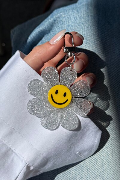 klovi Μοντέλο λουλουδιών Εισαγόμενο Αξεσουάρ Τσάντας Μπρελόκ με Γυαλιστερό Γκ...