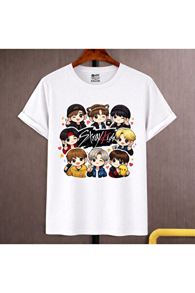 barsdepo Μπλουζάκι με στάμπα STRAY KIDS – Με δώρο SUPRIZ |   Κορυφαία Ποιότητα