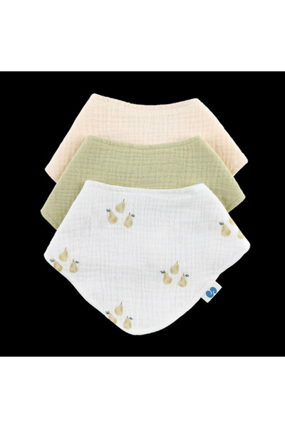PETIT-ATELlER Soft Bandana Bibs High-Quality Fun Kids Everyday Play Joy Cute ...