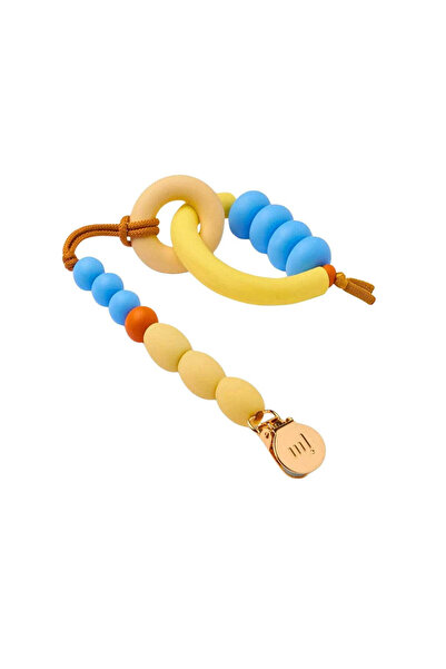 PETIT-ATELlER مجموعة عضاضة ومشبك على شكل قوس بلو بيل، إكسسوارات لطيفة وعالية ...