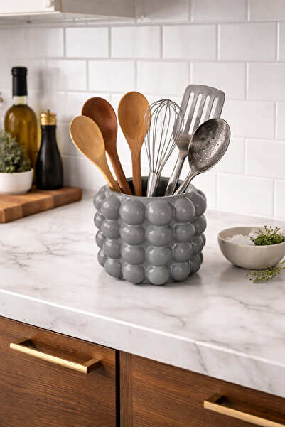 Zigzag Home Διακοσμητική θήκη για κουτάλια σε σχήμα φούσκας, σε μποέμ στυλ, β...