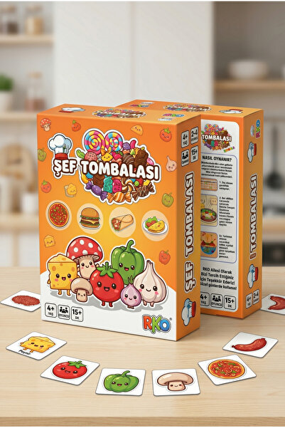 RKO Şef Tombalası | Eğlenceli Mutfak Temalı Aile Kutu Oyunu | Eğitici Kart Oy...