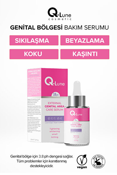 Q Lune Genital Bölge Beyazlatıcı ve Koku Giderici Serum 30 ml | Sıkılaştırıcı...