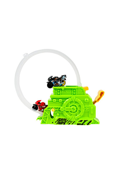 Spin N Build Motorcycle and Launcher Set