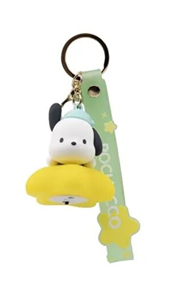 Hello Kitty ve Arkadaşları Işıklı Anahtarlık Pochacco
