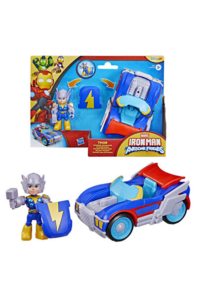 Marvel : Iron Man And His Awesome Friends Thor Thunder Roadracer Aracı G2692
