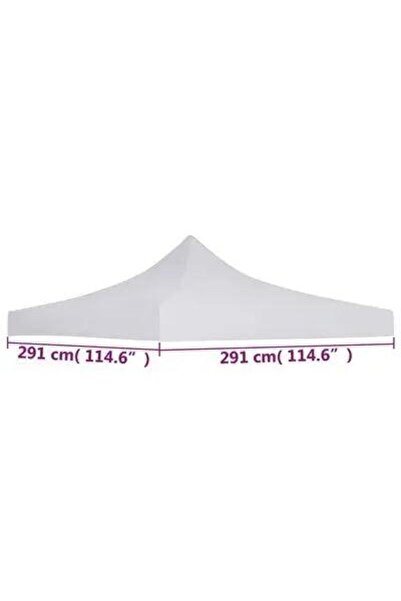 DEMAHO Prelata pentru pavilion/cort, 3m x 3m, alba