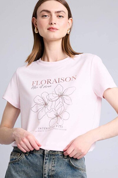 DeFacto Μπλουζάκι με κοντό μανίκι και λαιμόκοψη ποδηλάτου σε κανονική εφαρμογ...