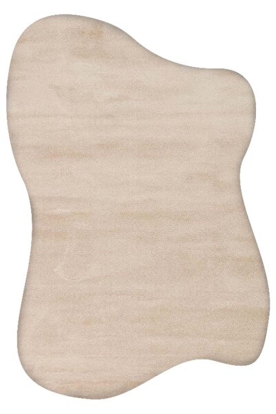Eko Halı ZEN AMORF 01 BEIGE Hav Toz Vermez Yumuşak Tuşeli Zarif Makine Halısı