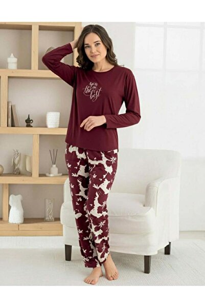 Pijamoni Γυναικείο σετ πιτζάμες Milan με μακρύ μανίκι και λεπτή λαιμόκοψη 760...