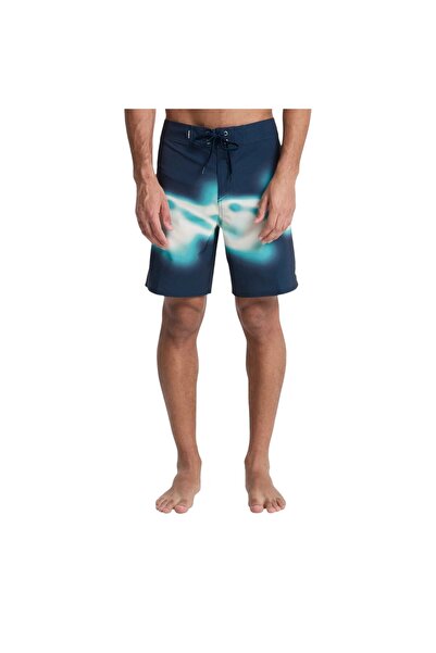 Quiksilver Ανδρικό μαγιό σε σκούρο μπλε από συνθετικό σερφσιλκ, μονόχρωμο Eqy...