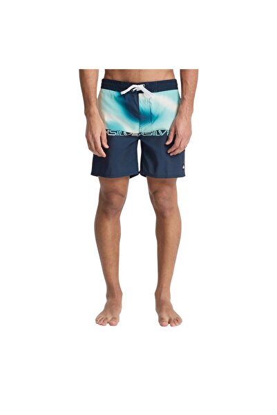 Quiksilver Ανδρικό μαγιό σε σκούρο μπλε για καθημερινή χρήση Eqybs04897-3108