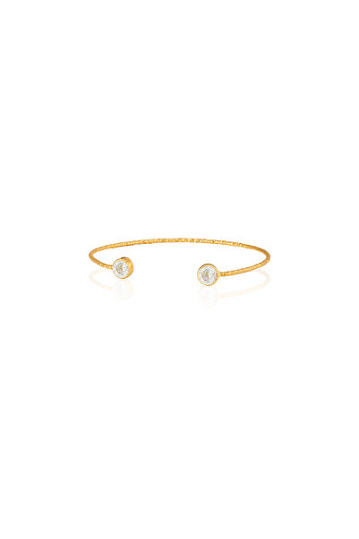 Design by Kadir Kadir Jewellery 22 Ayar Altın Kaplama El İşçiliği Zirkon Taşl...