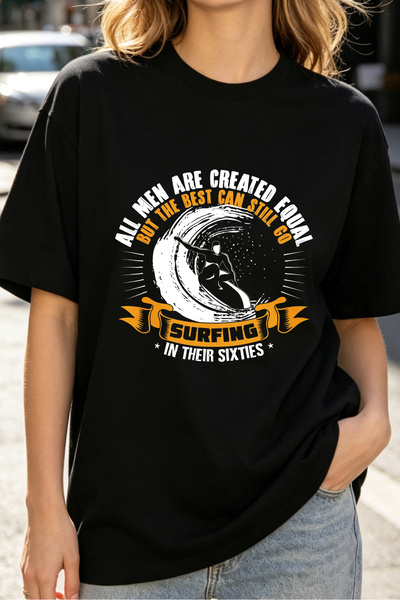 Fleck Womens T Shirts Surfing Quote Graphic Casual Summer Top