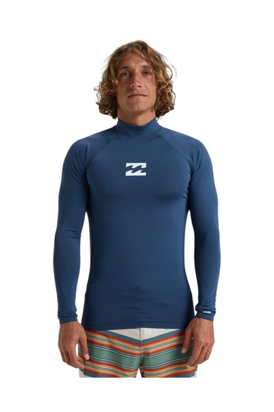 BİLLABONG Ανδρικό μπλουζάκι με μακριά μανίκια σε μπλε ναυτικό χρώμα με σχέδιο...