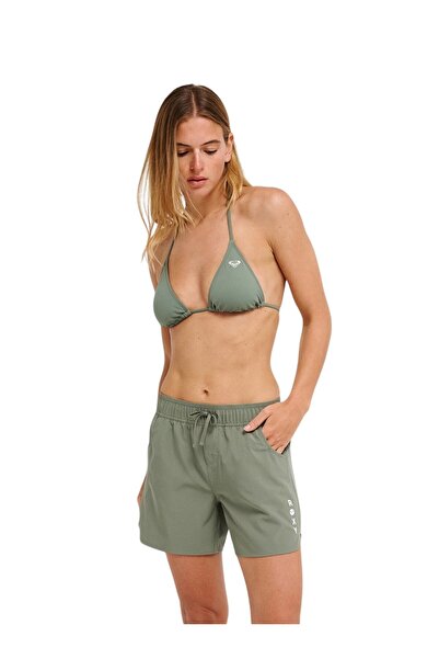 Roxy Γυναικεία πράσινα σορτς Rx Wv 5 Ich Bs Erjbs03299-gzc0