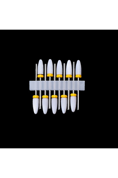 Choice5 TC20-10PCS 10 قطع من رؤوس حفر الأظافر الخزفية مقاس 3/32، احترافية ومت...